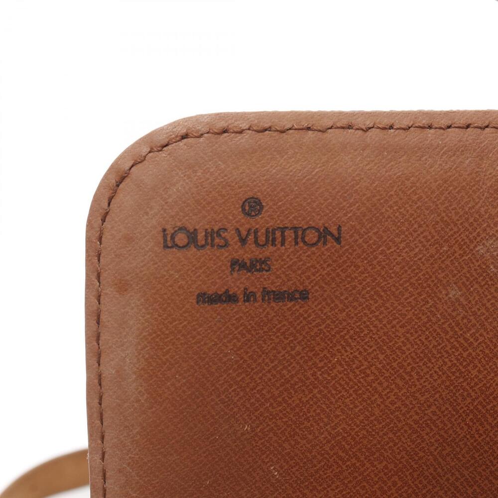 Louis Vuitton Cartouchiere Shoulder Bag Canvas Leather Monogram Brown - Picture 4 of 11